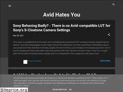 Sites similar to avidhatesyou.blogspot.com