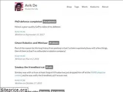 Sites similar to avikde.me