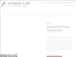 Sites similar to avironlaw.com