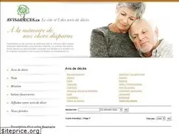 Sites similar to avisdedeces.ca