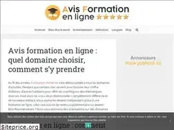 Sites similar to avisformationenligne.com