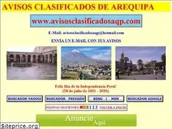 Sites similar to avisosclasificadosaqp.com