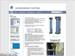 Sites similar to avjoniseratvatten.se
