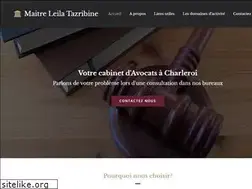 Sites similar to avocat-tazribine.be