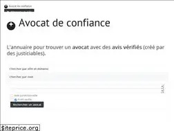Sites similar to avocatdeconfiance.fr