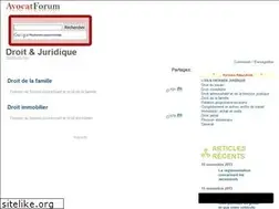 Sites similar to avocatforum.com