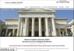 Sites similar to avocatmansatjaffre.fr