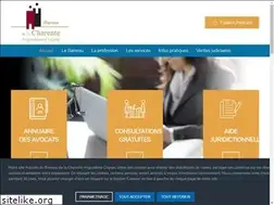 Sites similar to avocats-charente.com