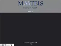 Sites similar to avocats-maateis.fr
