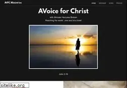 Sites similar to avoiceforchrist.org