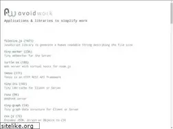 Sites similar to avoidwork.com