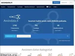 Sites similar to avoindata.fi