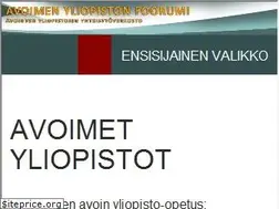 Sites similar to avoinyliopisto.fi