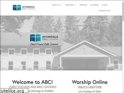 Sites similar to avondalebiblechurch.org