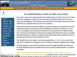 Sites similar to avosmaths.free.fr