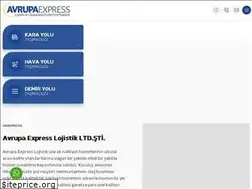 Sites similar to avrupaexpresslojistik.com