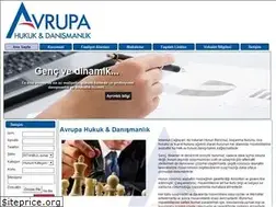 Sites similar to avrupahukuk.com