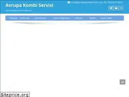 Sites similar to avrupakombiservis.com
