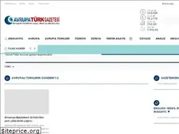 Sites similar to avrupaturkgazetesi.com