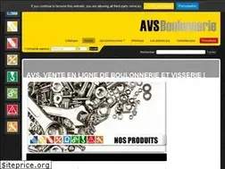 Sites similar to avsboulonnerie.fr