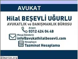 Sites similar to avukathilalbesevli.com