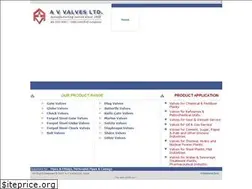 Sites similar to avvalves.com