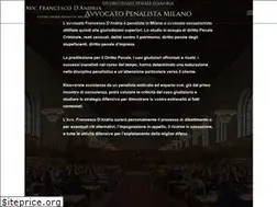Sites similar to avvocatofrancescodandria.it