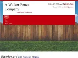 Sites similar to awalkerfence.com