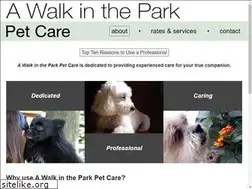 Sites similar to awalkintheparkpetcare.com