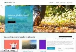 Sites similar to awarenessdays.com