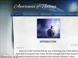 Sites similar to awarenessofnothing.com