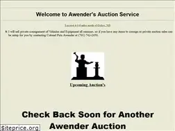 Sites similar to awenderauction.com