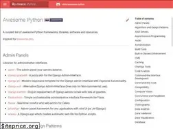 Sites similar to awesome-python.com