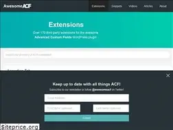 Sites similar to awesomeacf.com