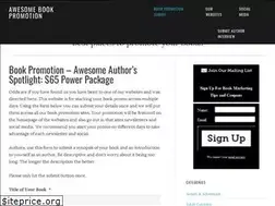 Sites similar to awesomebookpromotion.com