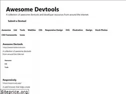 Sites similar to awesomedevtools.com