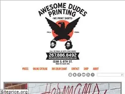 Sites similar to awesomedudesprinting.com