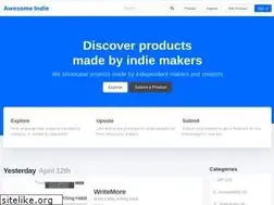Sites similar to awesomeindie.com