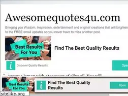 Sites similar to awesomequotes4u.com