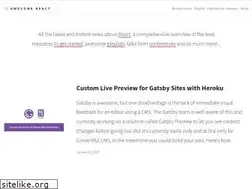 Sites similar to awesomereact.com