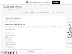 Sites similar to awesomesause.wordpress.com