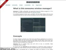 Sites similar to awesomewm.org