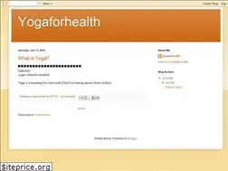 Sites similar to awesomeyogandhealth.blogspot.com