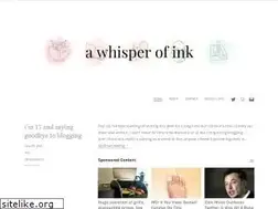 Sites similar to awhisperofink.wordpress.com