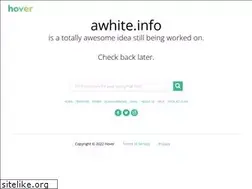 Sites similar to awhite.info