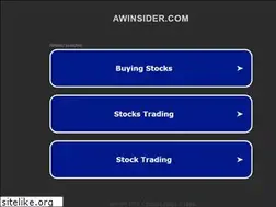 Sites similar to awinsider.com