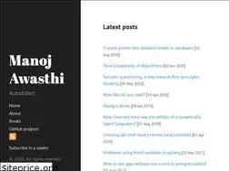 Sites similar to awmanoj.github.io