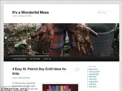 Sites similar to awonderfulmess.com