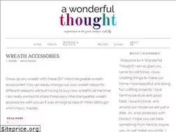 Sites similar to awonderfulthought.com