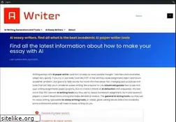 Sites similar to awriter.org